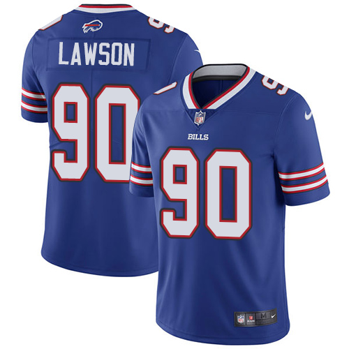2019 men Buffalo Bills #90 Lawson blueNike Vapor Untouchable Limited NFL Jersey->buffalo bills->NFL Jersey